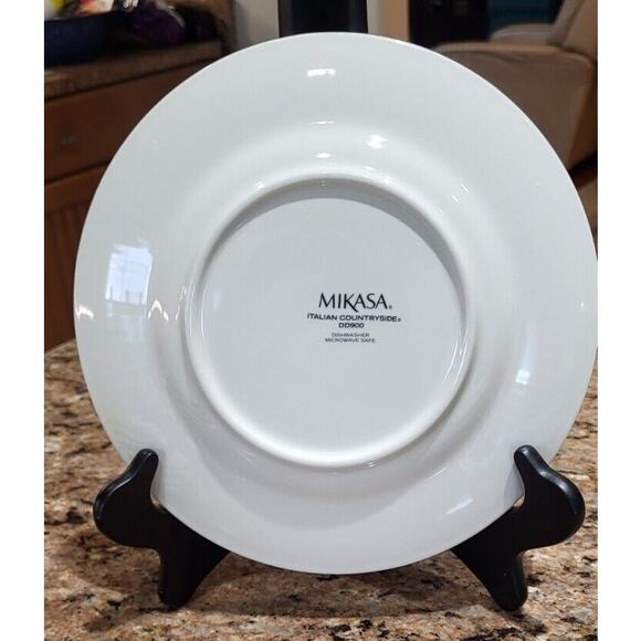 Mikasa Italian Countryside Salad Plates DD900 8-1/2" (Qty 1) white - Picture 7 of 8